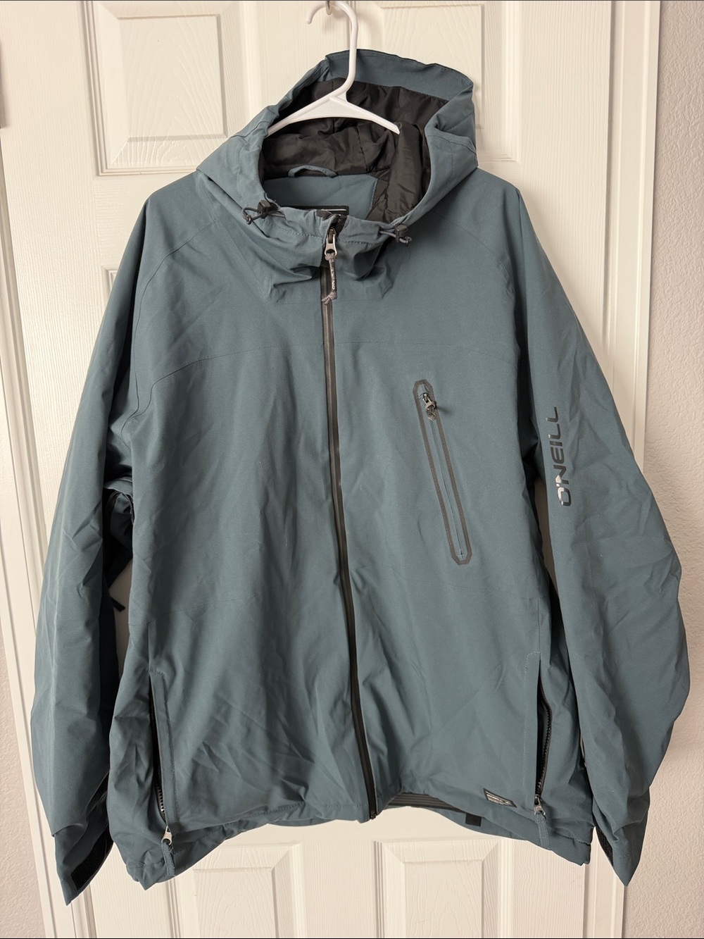 O'Neill Men's Hooded Ski Jacket in Slate Blue-Grey